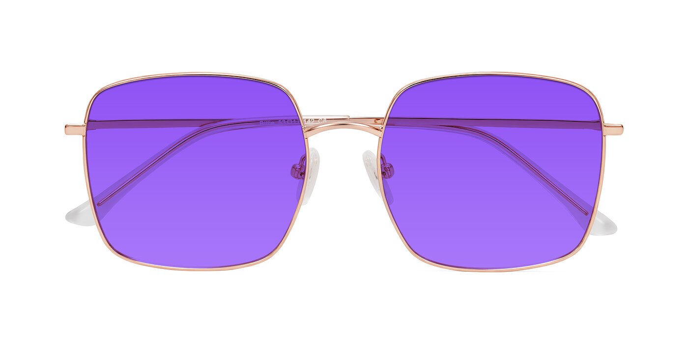Billie - Rose Gold Tinted Sunglasses