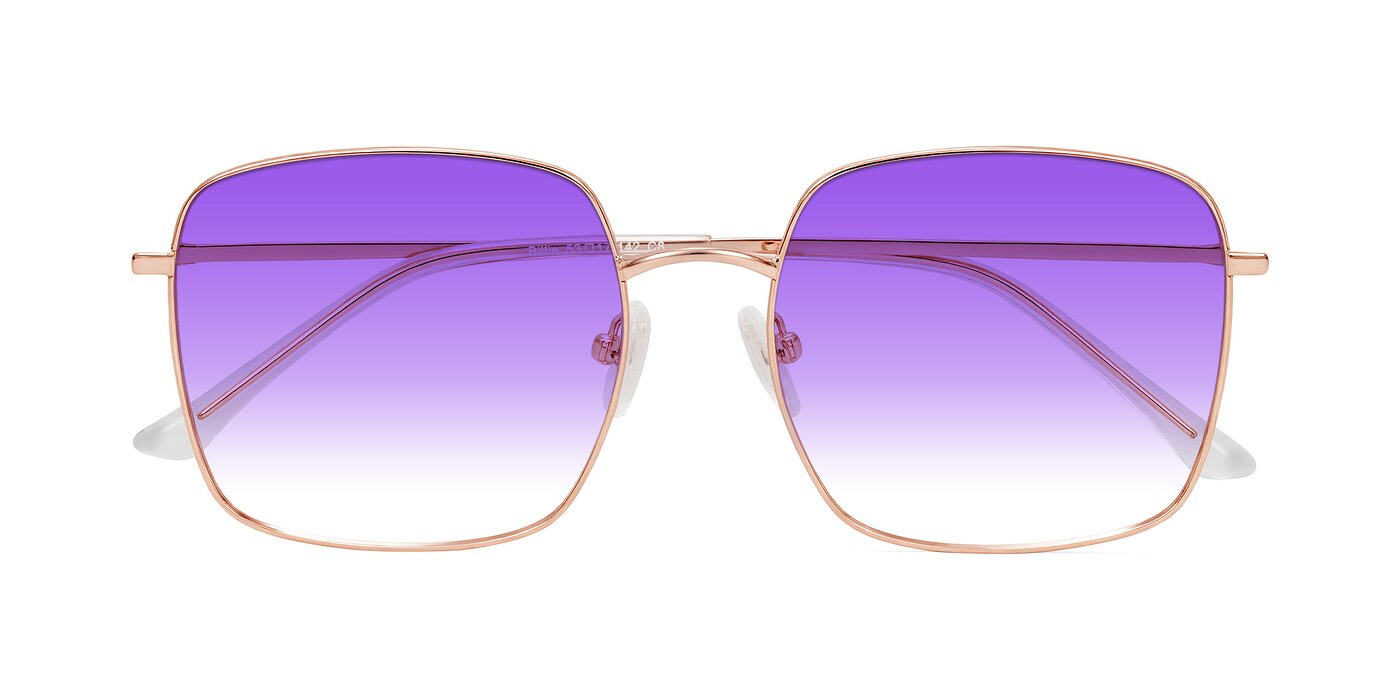 Billie - Rose Gold Gradient Sunglasses
