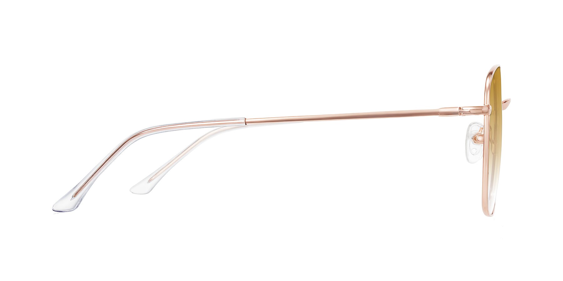 Side of Billie in Rose Gold with Champagne Gradient Lenses