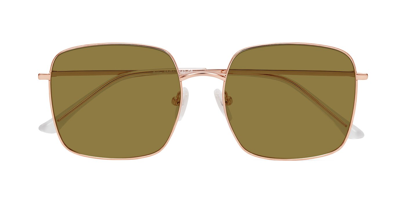 Billie - Rose Gold Polarized Sunglasses