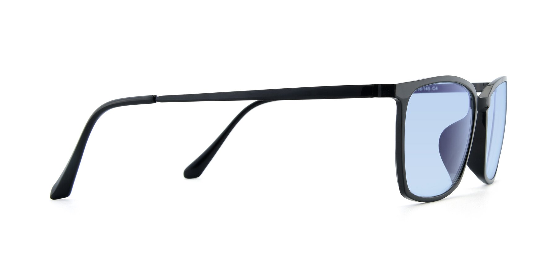 Side of XC-5009 in Black with Light Blue Tinted Lenses