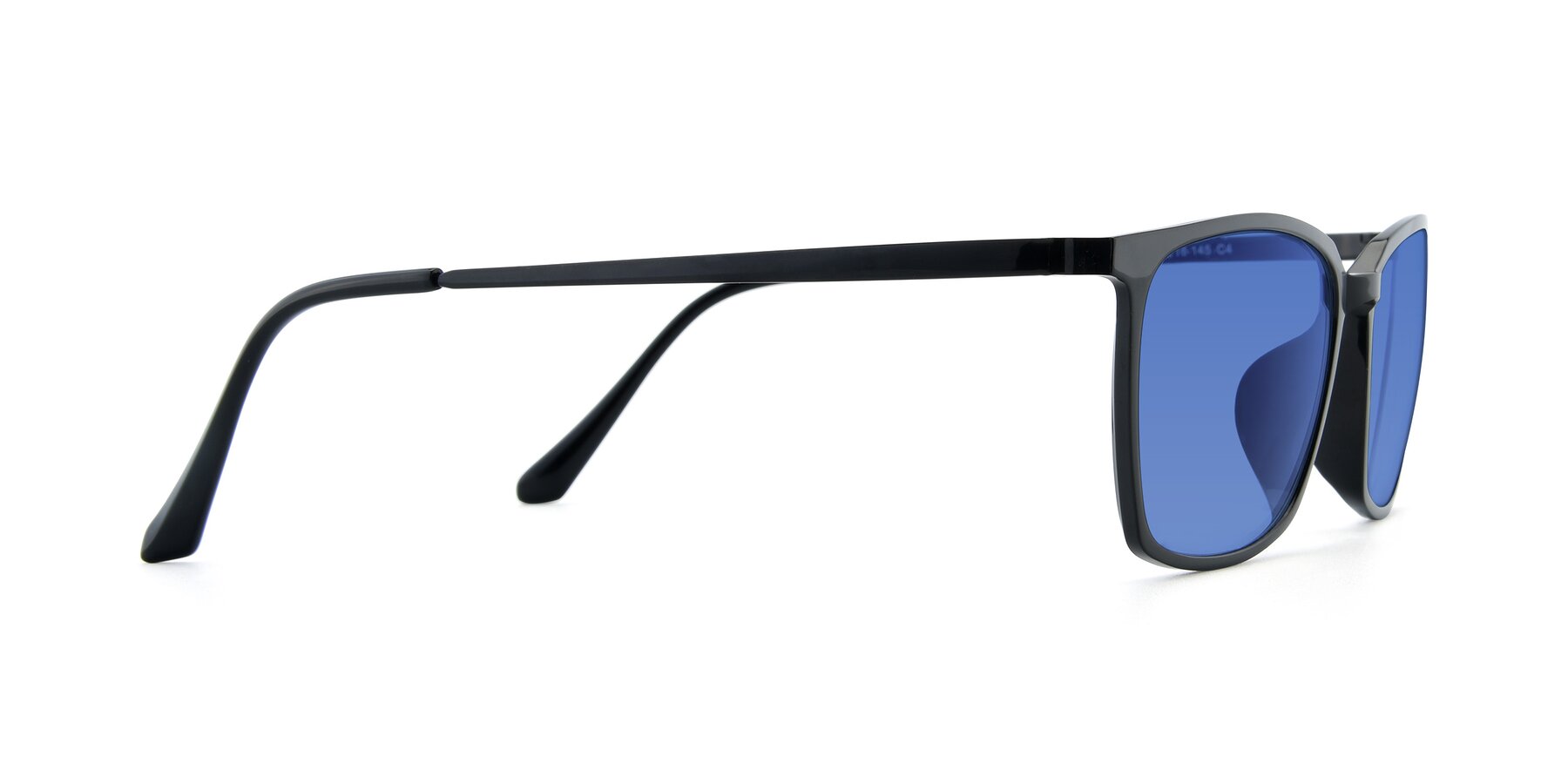 Side of XC-5009 in Black with Blue Tinted Lenses