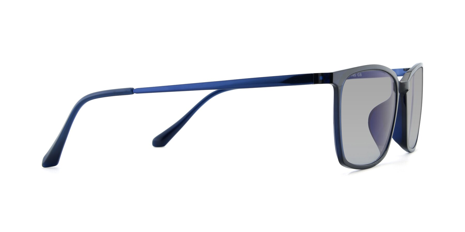 Side of XC-5009 in Blue with Light Gray Tinted Lenses