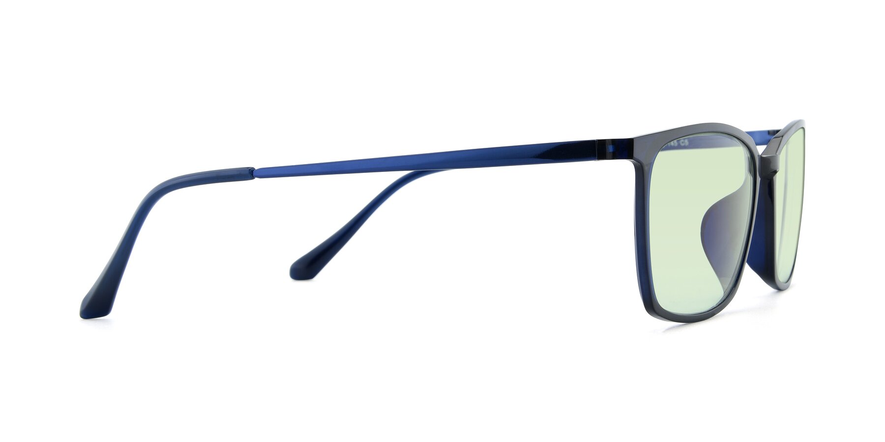 Side of XC-5009 in Blue with Light Green Tinted Lenses