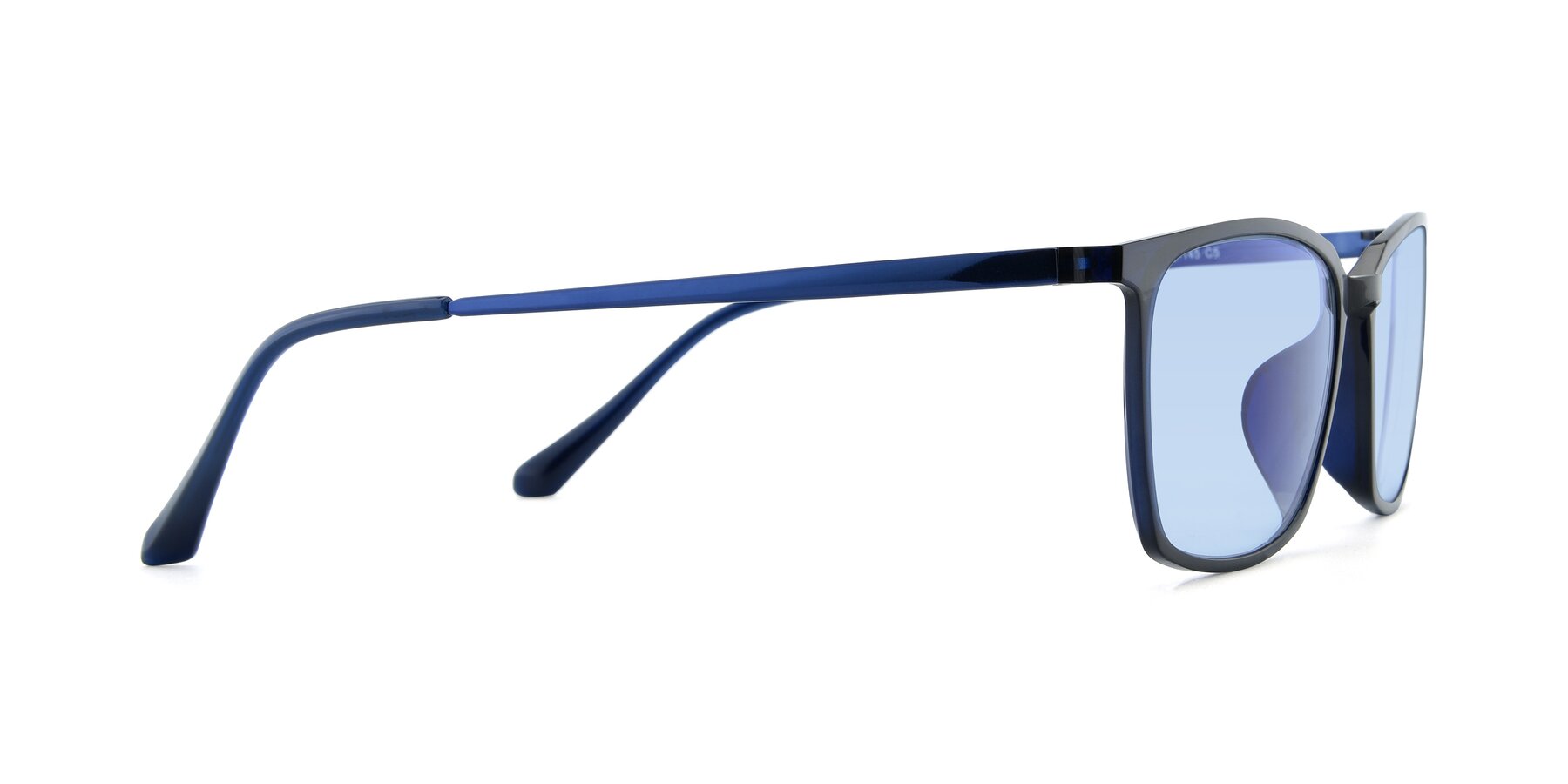 Side of XC-5009 in Blue with Light Blue Tinted Lenses