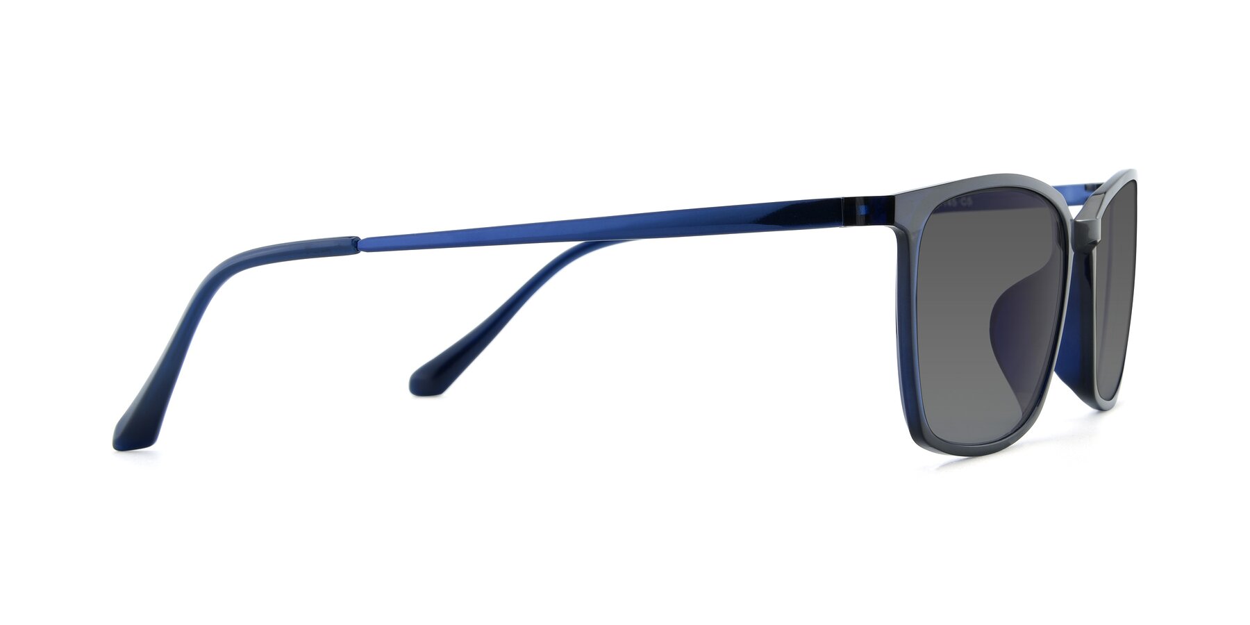 Side of XC-5009 in Blue with Medium Gray Tinted Lenses