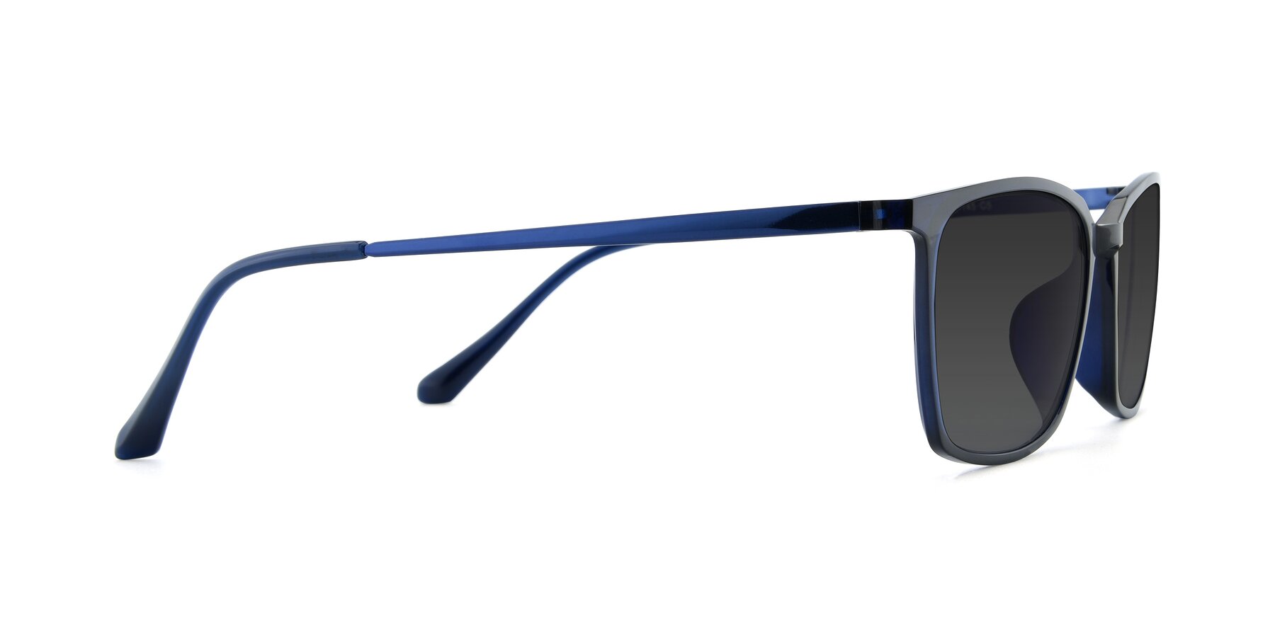 Side of XC-5009 in Blue with Gray Tinted Lenses