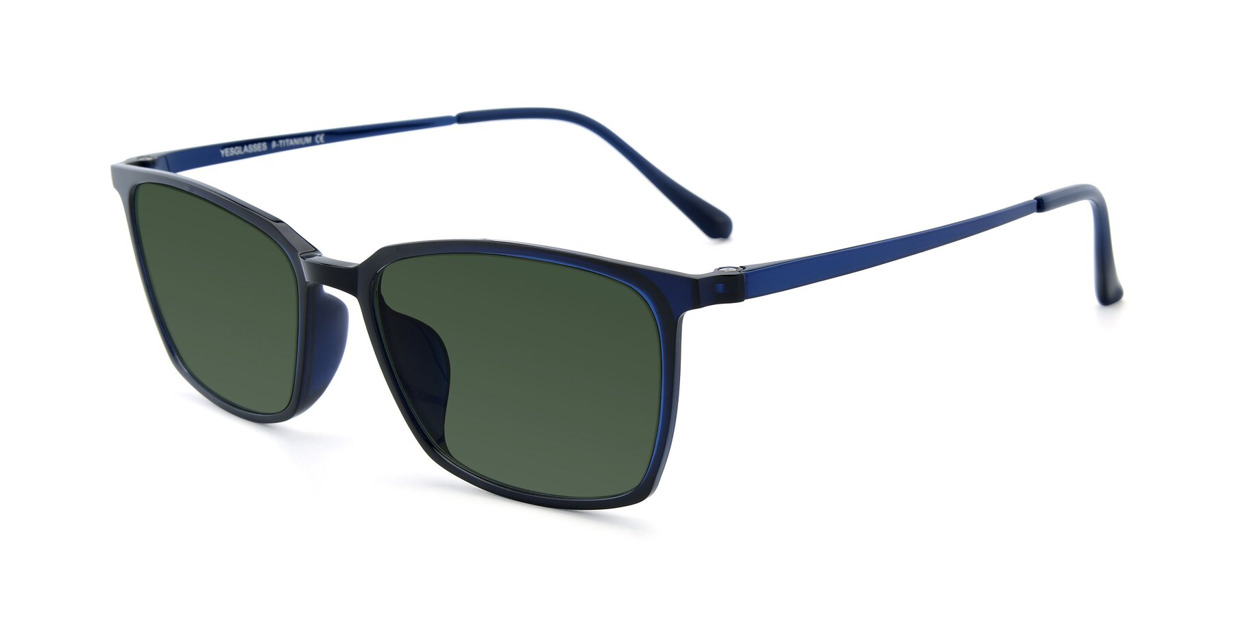 Angle of XC-5009 in Blue with Green Tinted Lenses