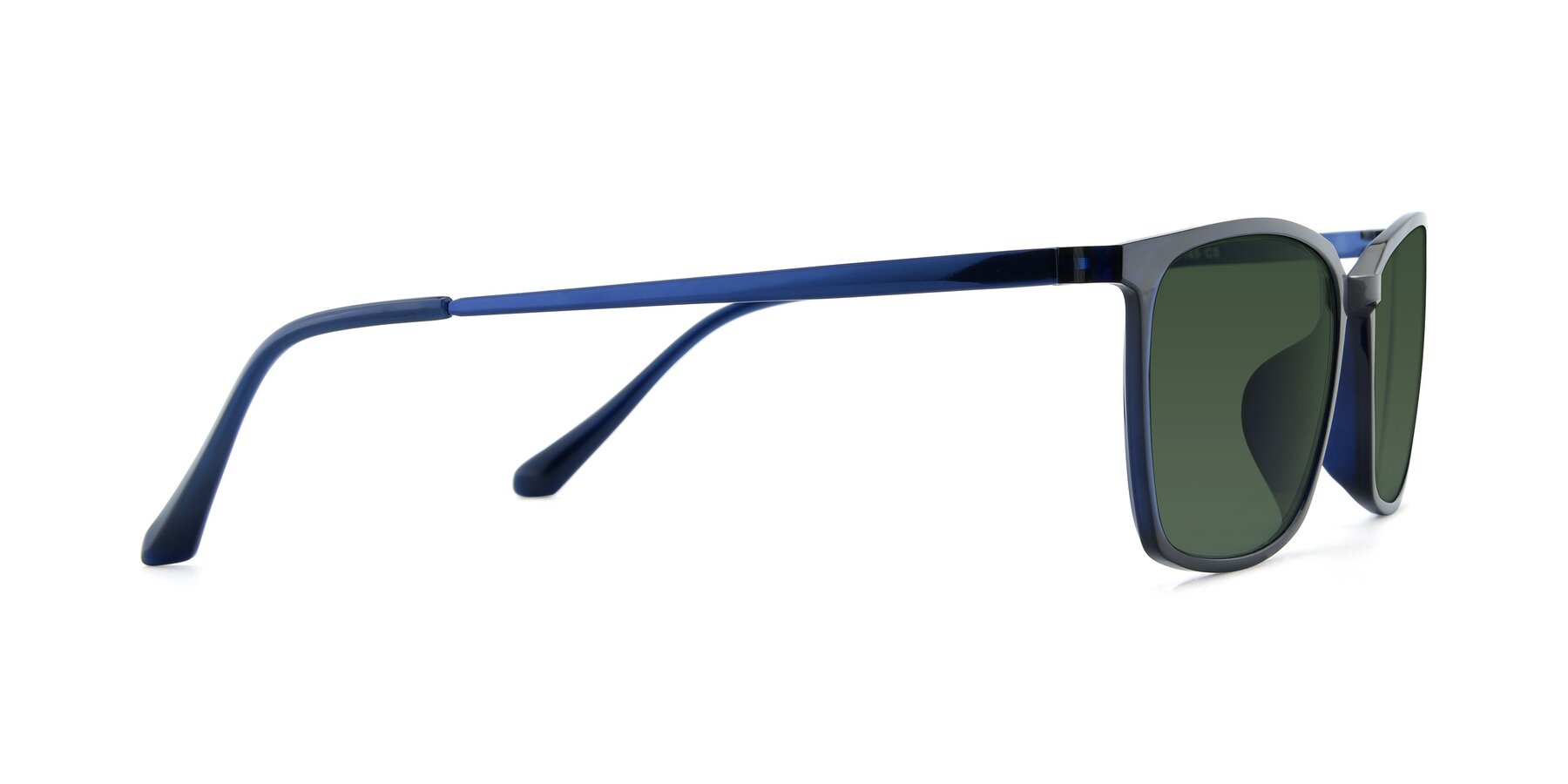 Side of XC-5009 in Blue with Green Tinted Lenses