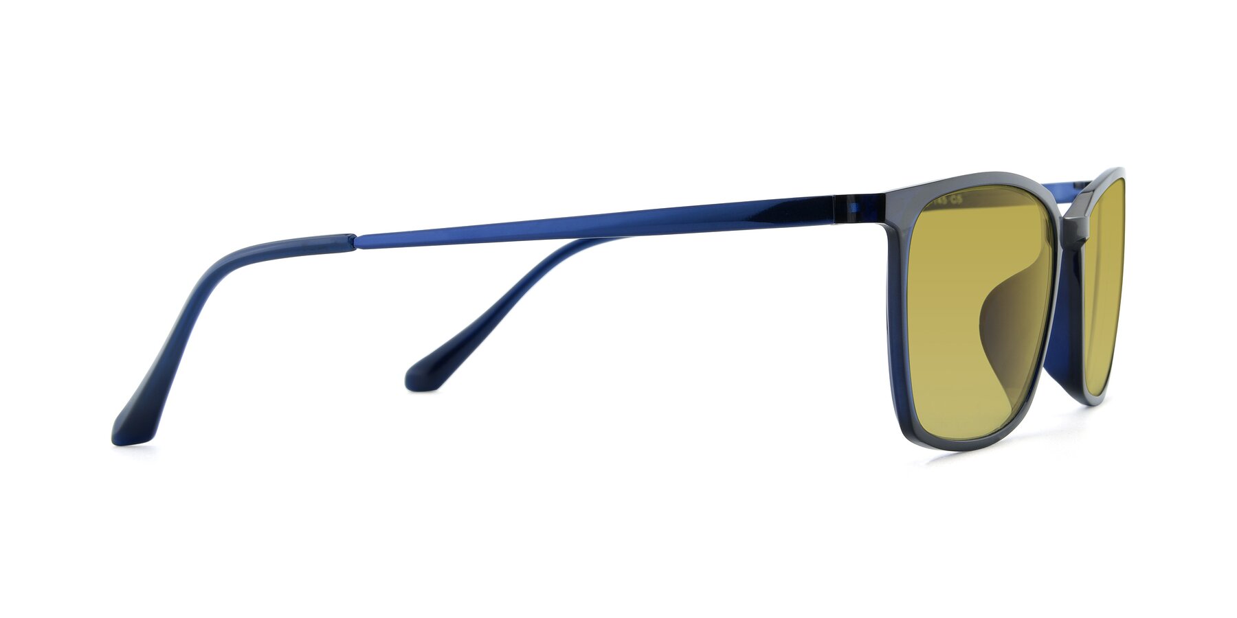 Side of XC-5009 in Blue with Champagne Tinted Lenses