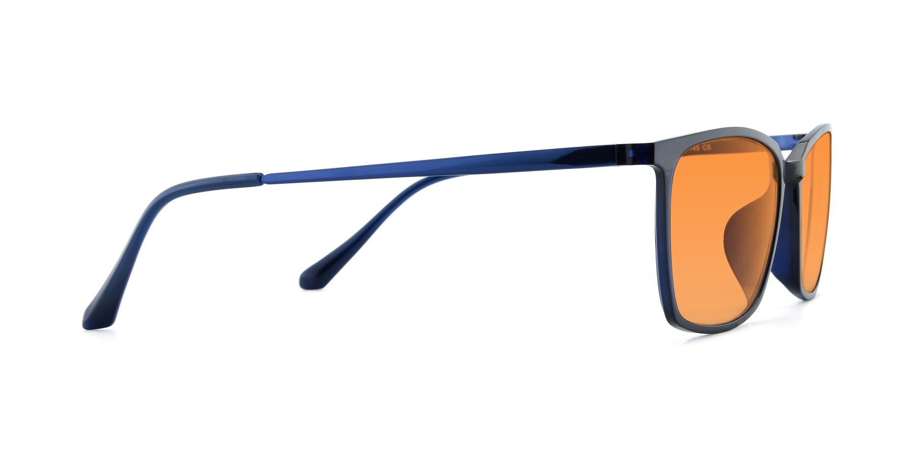 Side of XC-5009 in Blue with Orange Tinted Lenses