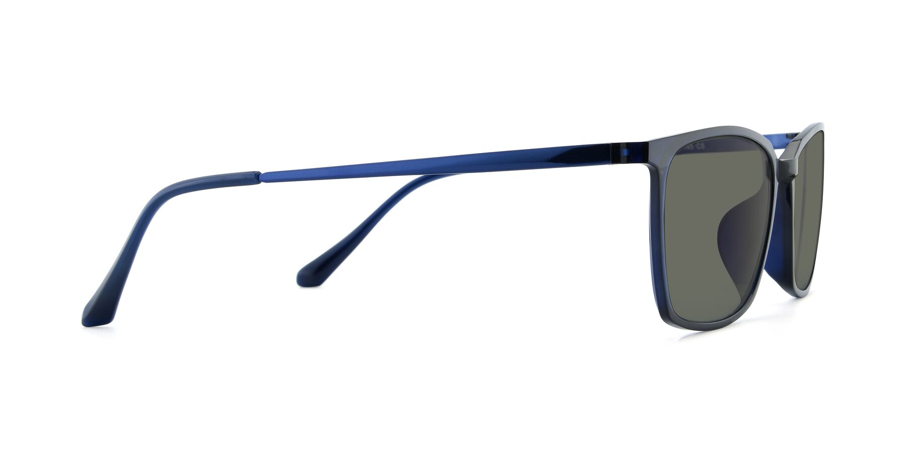 Side of XC-5009 in Blue with Gray Polarized Lenses