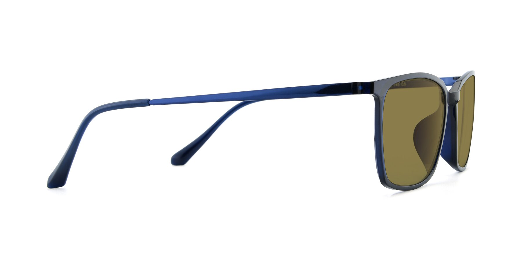 Side of XC-5009 in Blue with Brown Polarized Lenses