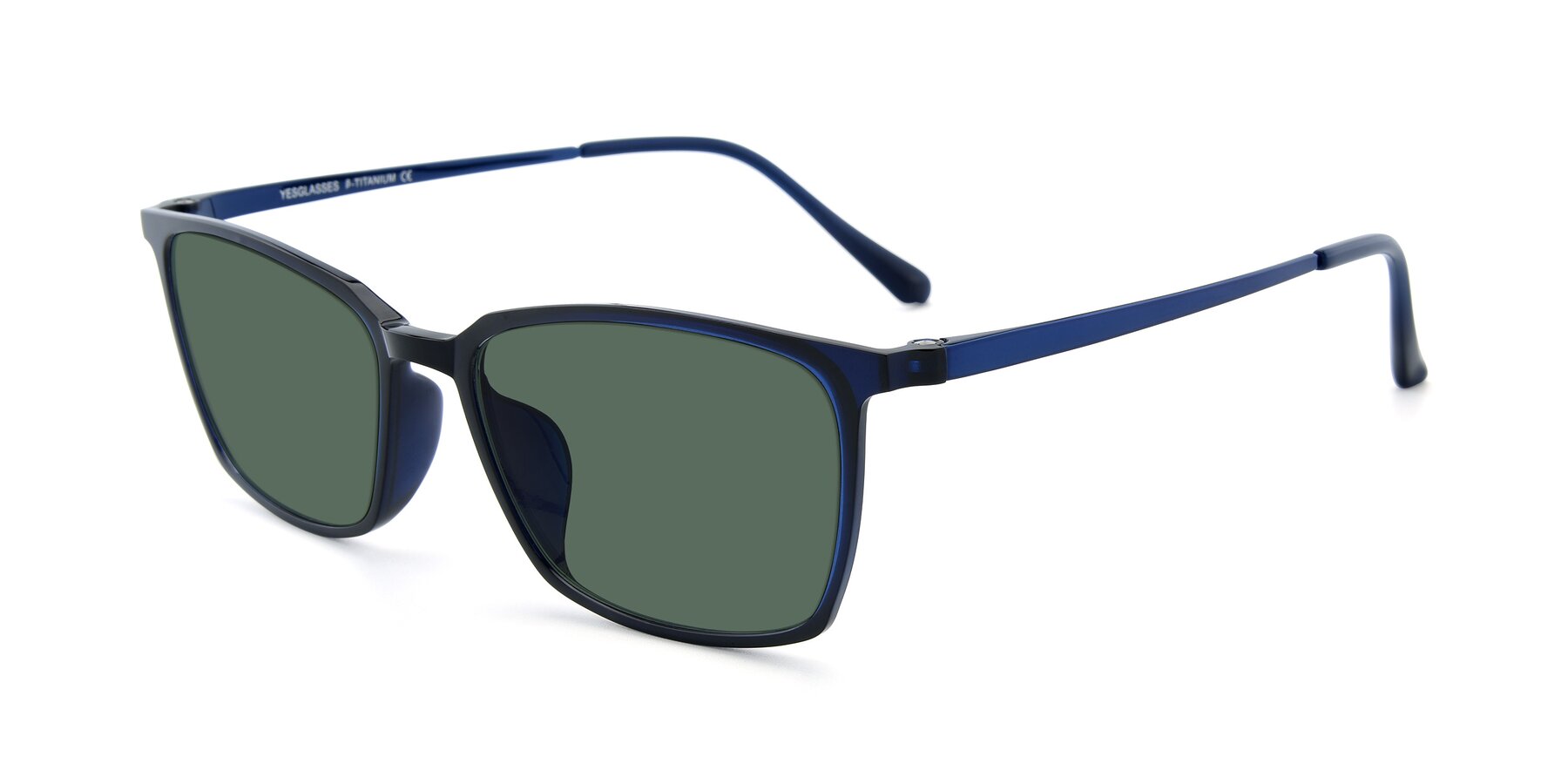 Angle of XC-5009 in Blue with Green Polarized Lenses