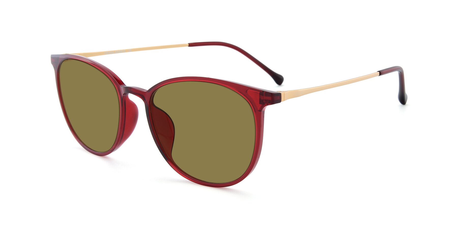 Angle of XC-6006 in Wine-Gold with Brown Polarized Lenses