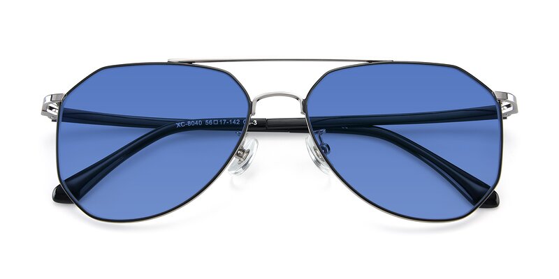 XC-8040 - Black/ Gunmetal Tinted Sunglasses