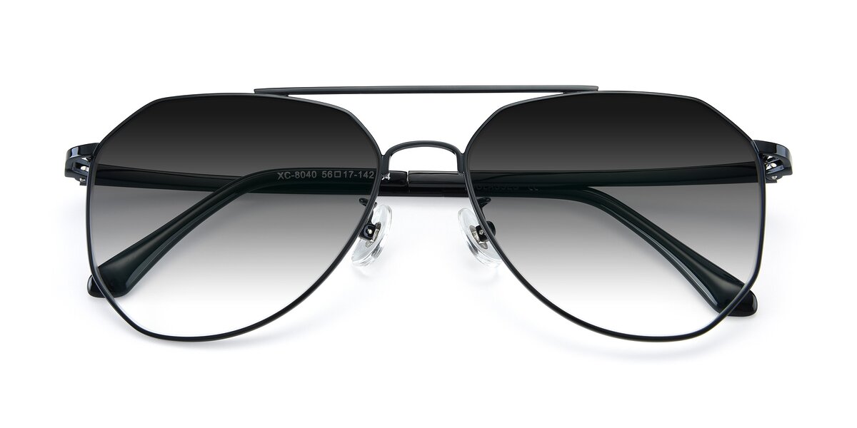 black gradient aviators
