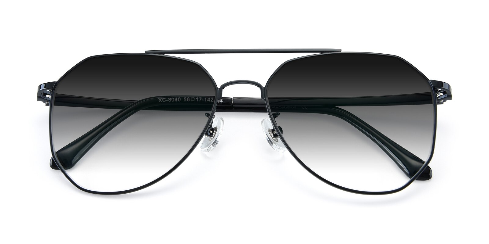 black gradient aviators