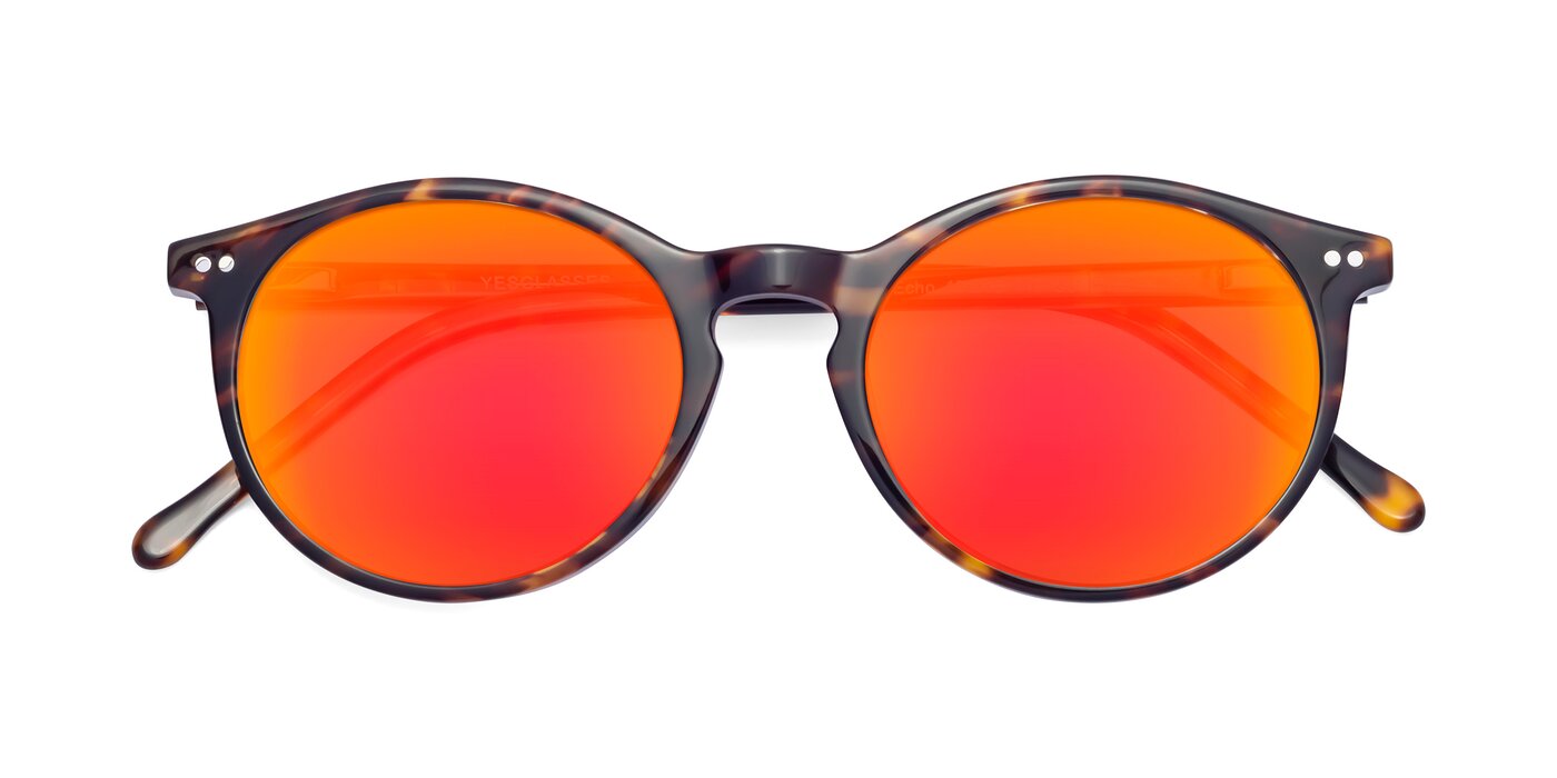 Echo - Tortoise Flash Mirrored Sunglasses