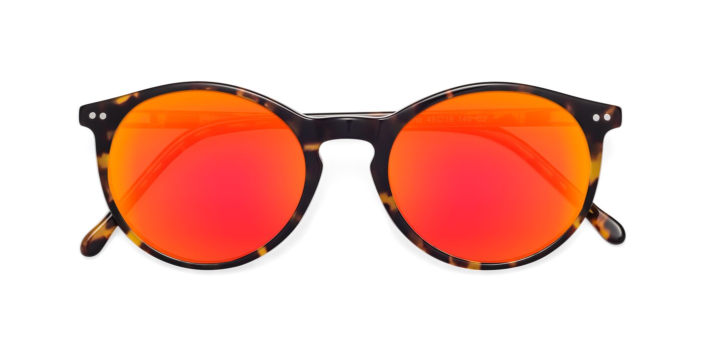 Echo - Tortoise Flash Mirrored Sunglasses