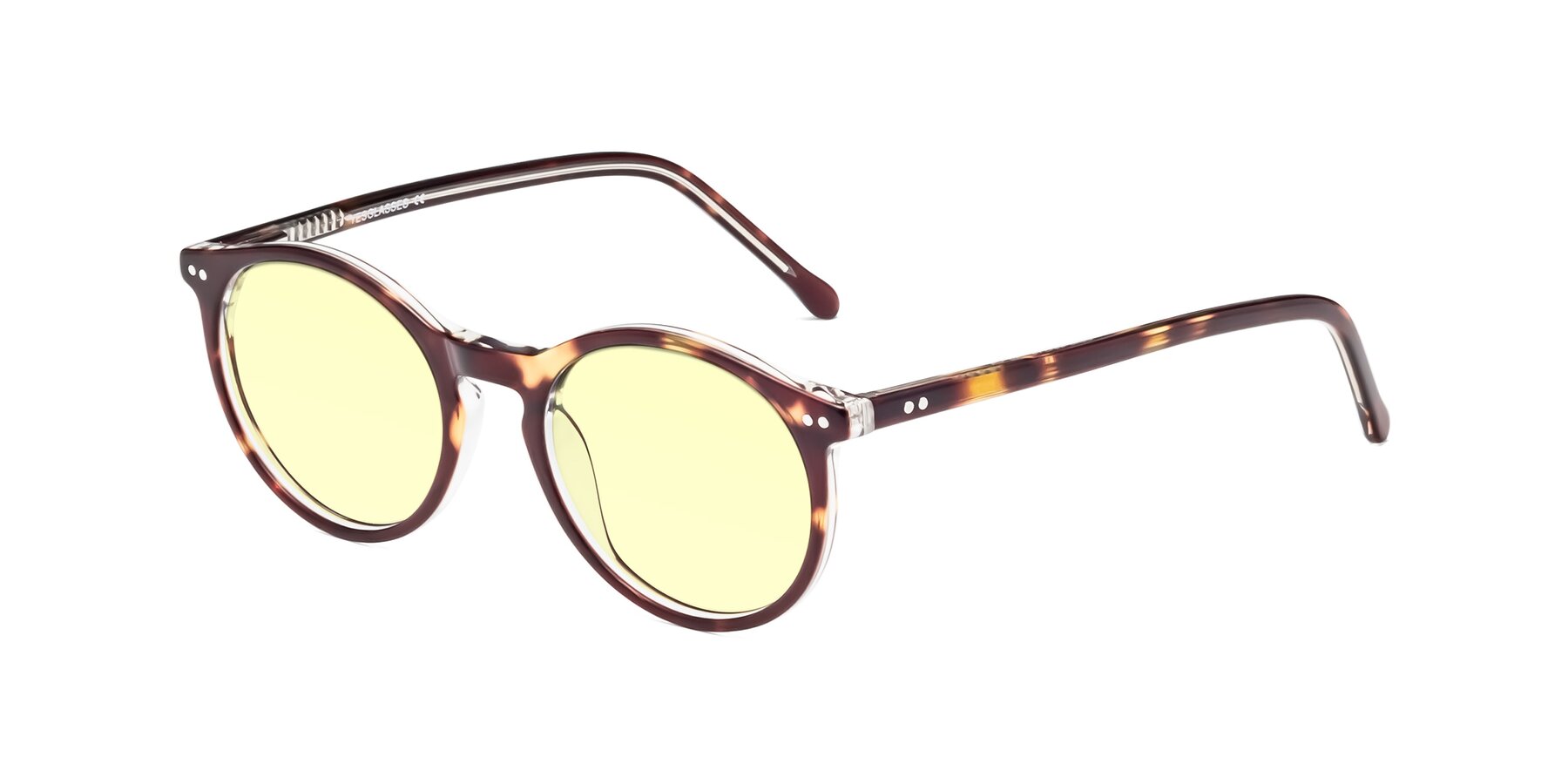 Angle of Echo in Tortoise-Clear with Light Yellow Tinted Lenses