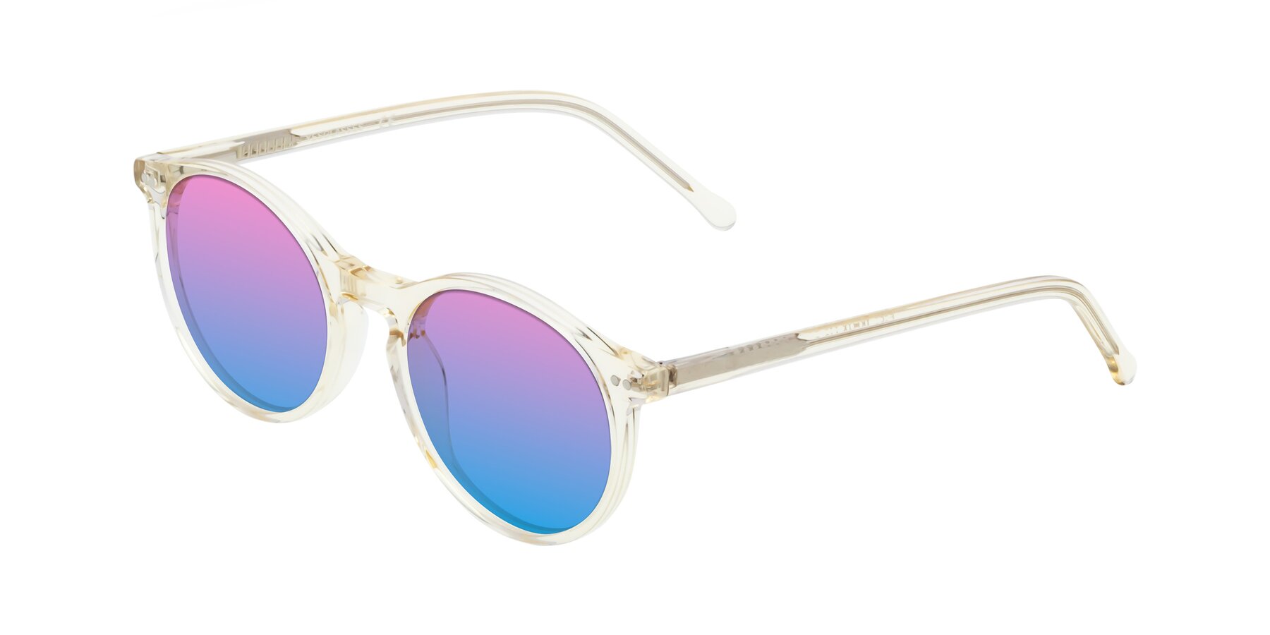 Angle of Echo in Light Amber with Pink / Blue Gradient Lenses