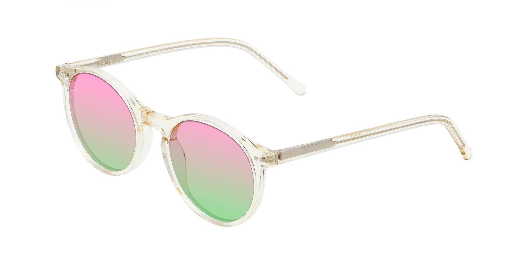 Angle of Echo in Light Amber with Pink / Green Gradient Lenses