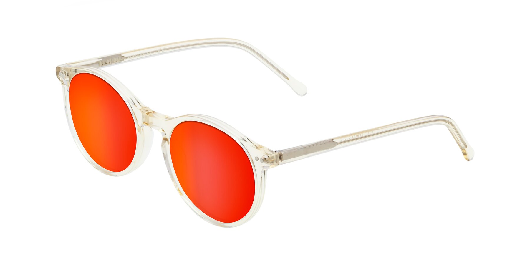 Angle of Echo in Light Amber with Red Gold Mirrored Lenses