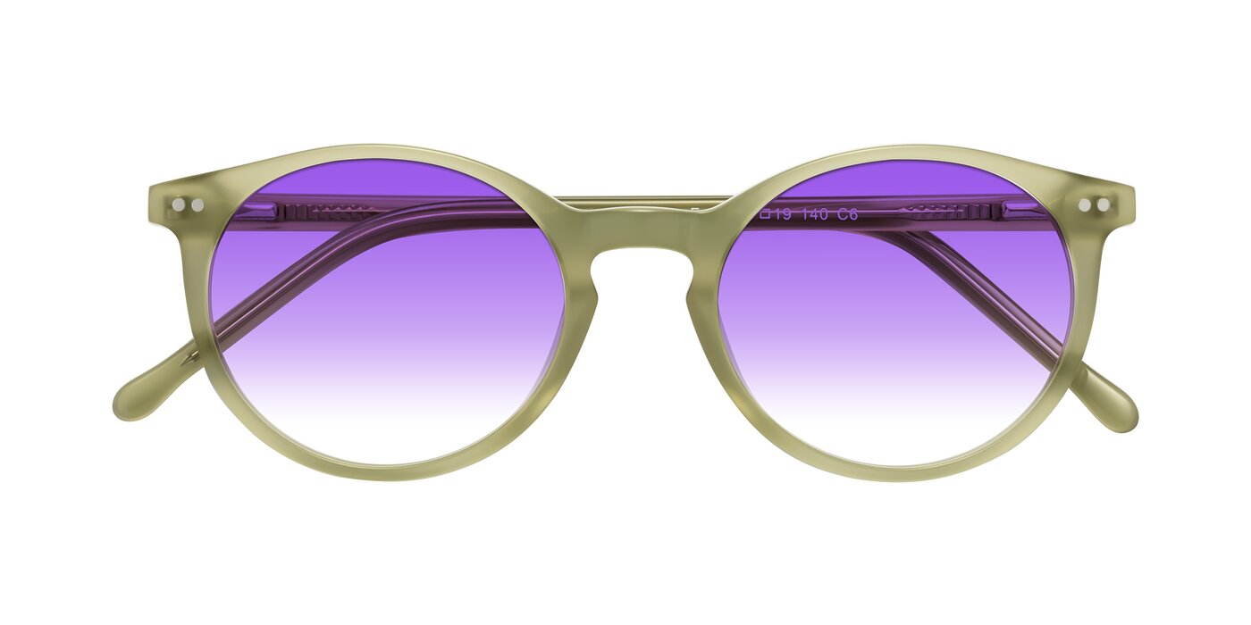Echo - Olive Gradient Sunglasses