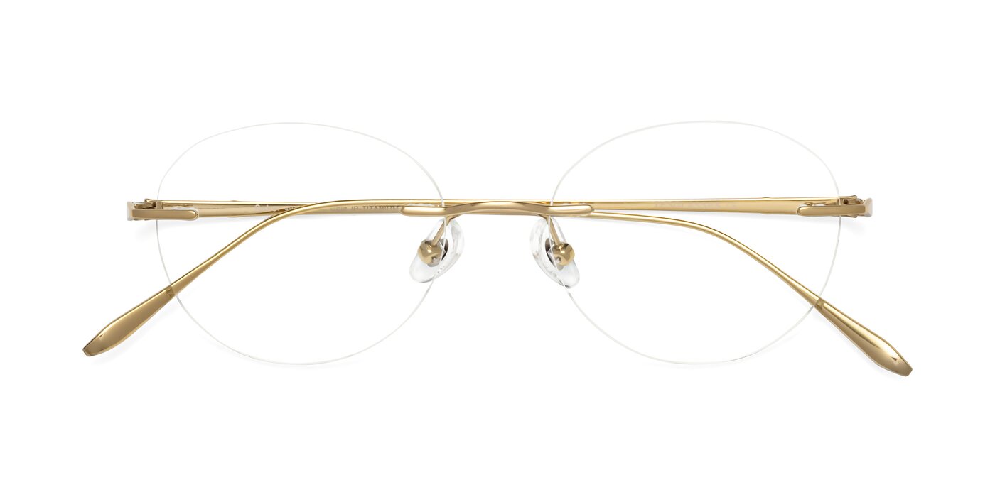 Sober - Gold Eyeglasses