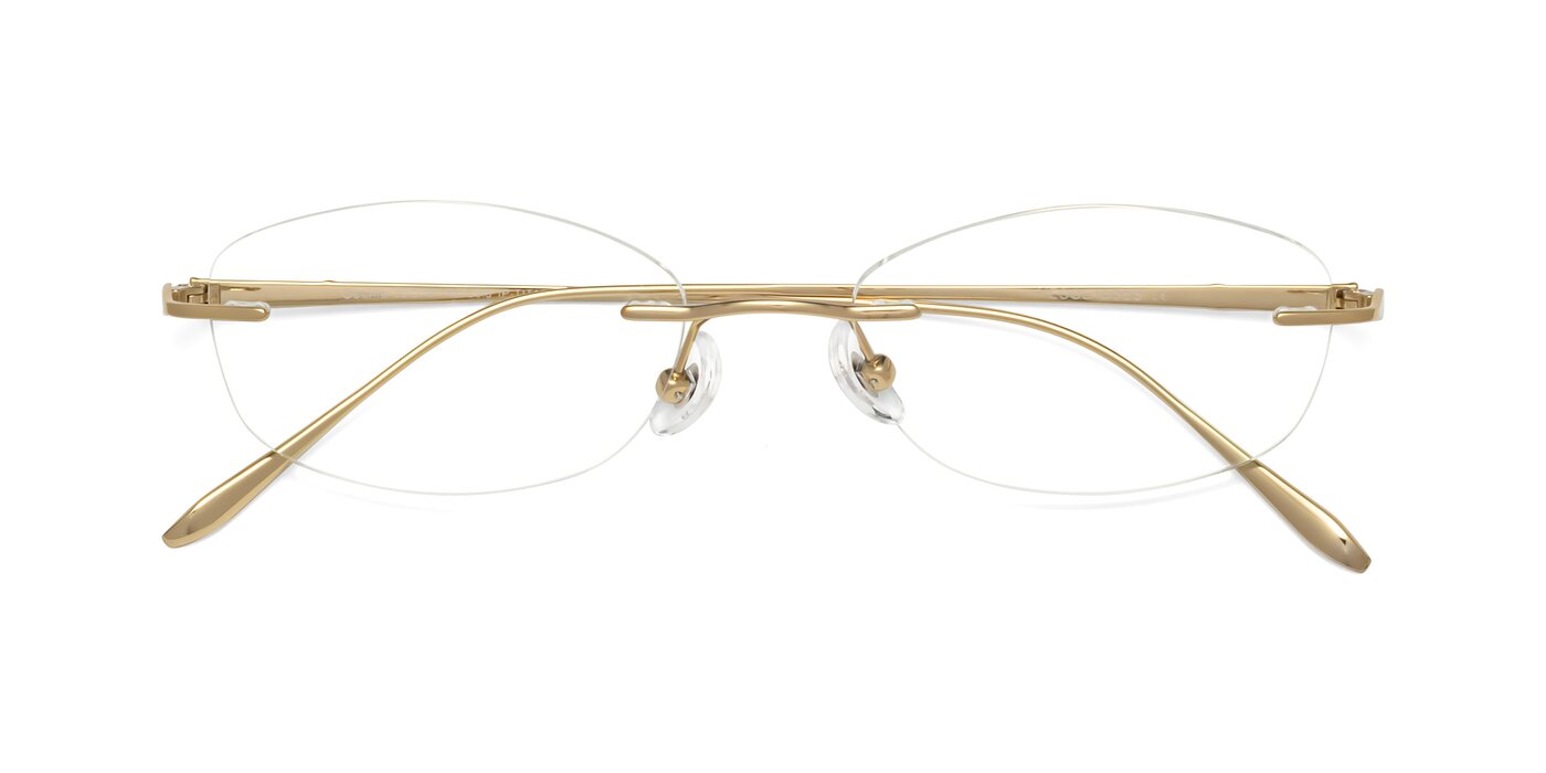 Cecilla - Gold Eyeglasses