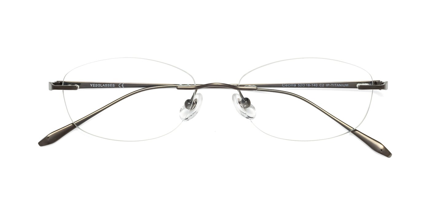 Cecilla - Gunmetal Eyeglasses