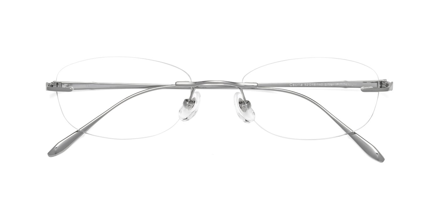 Cecilla - Silver Eyeglasses