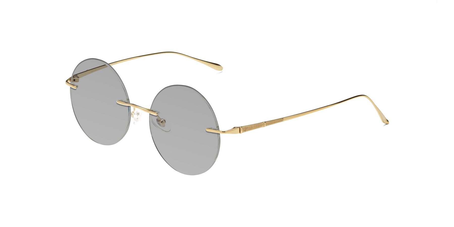 Angle of Sunrise in Gold with Light Gray Tinted Lenses