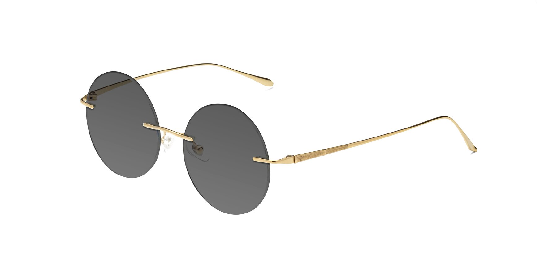 Angle of Sunrise in Gold with Medium Gray Tinted Lenses