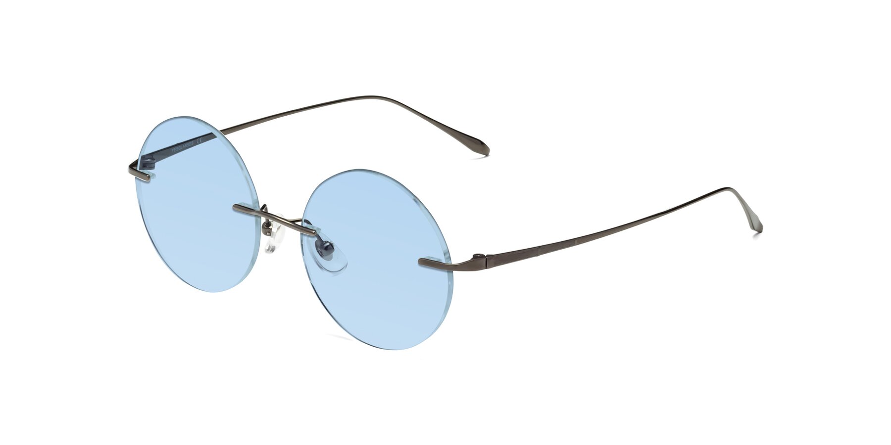 Angle of Sunrise in Gunmetal with Light Blue Tinted Lenses