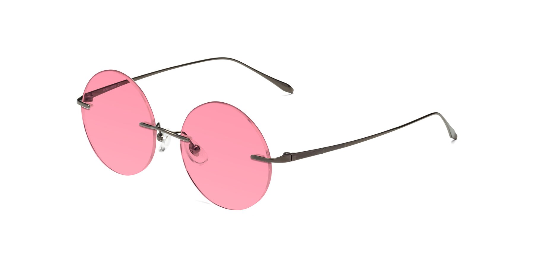 Angle of Sunrise in Gunmetal with Pink Tinted Lenses
