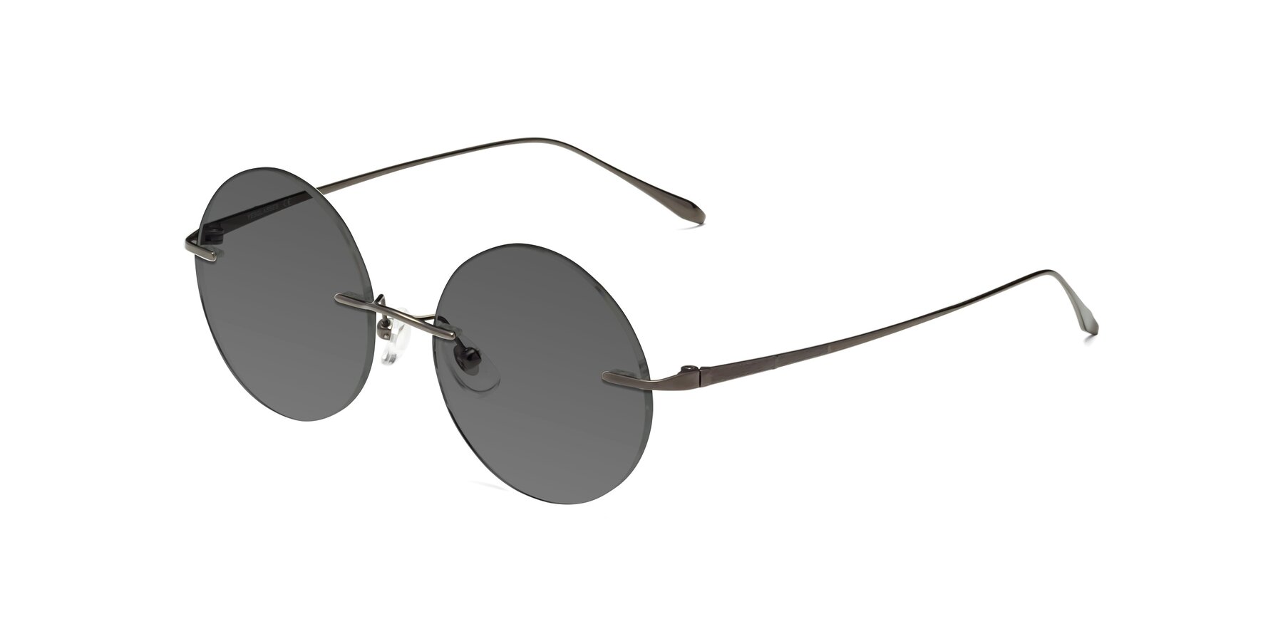 Angle of Sunrise in Gunmetal with Medium Gray Tinted Lenses