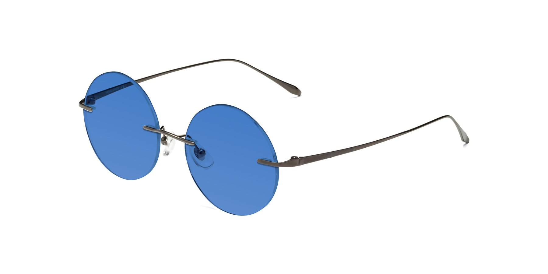 Angle of Sunrise in Gunmetal with Blue Tinted Lenses