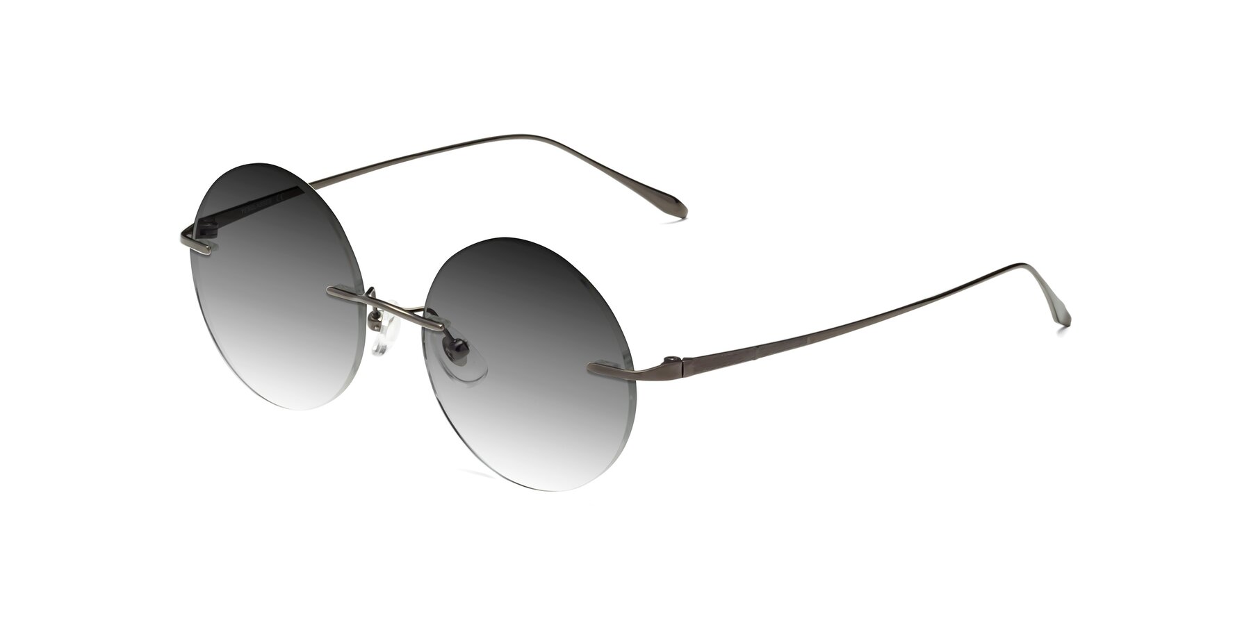 Angle of Sunrise in Gunmetal with Gray Gradient Lenses