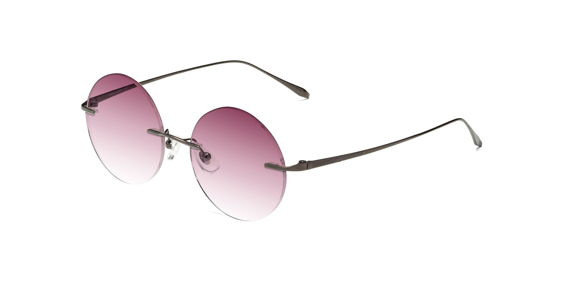 Angle of Sunrise in Gunmetal with Wine Gradient Lenses