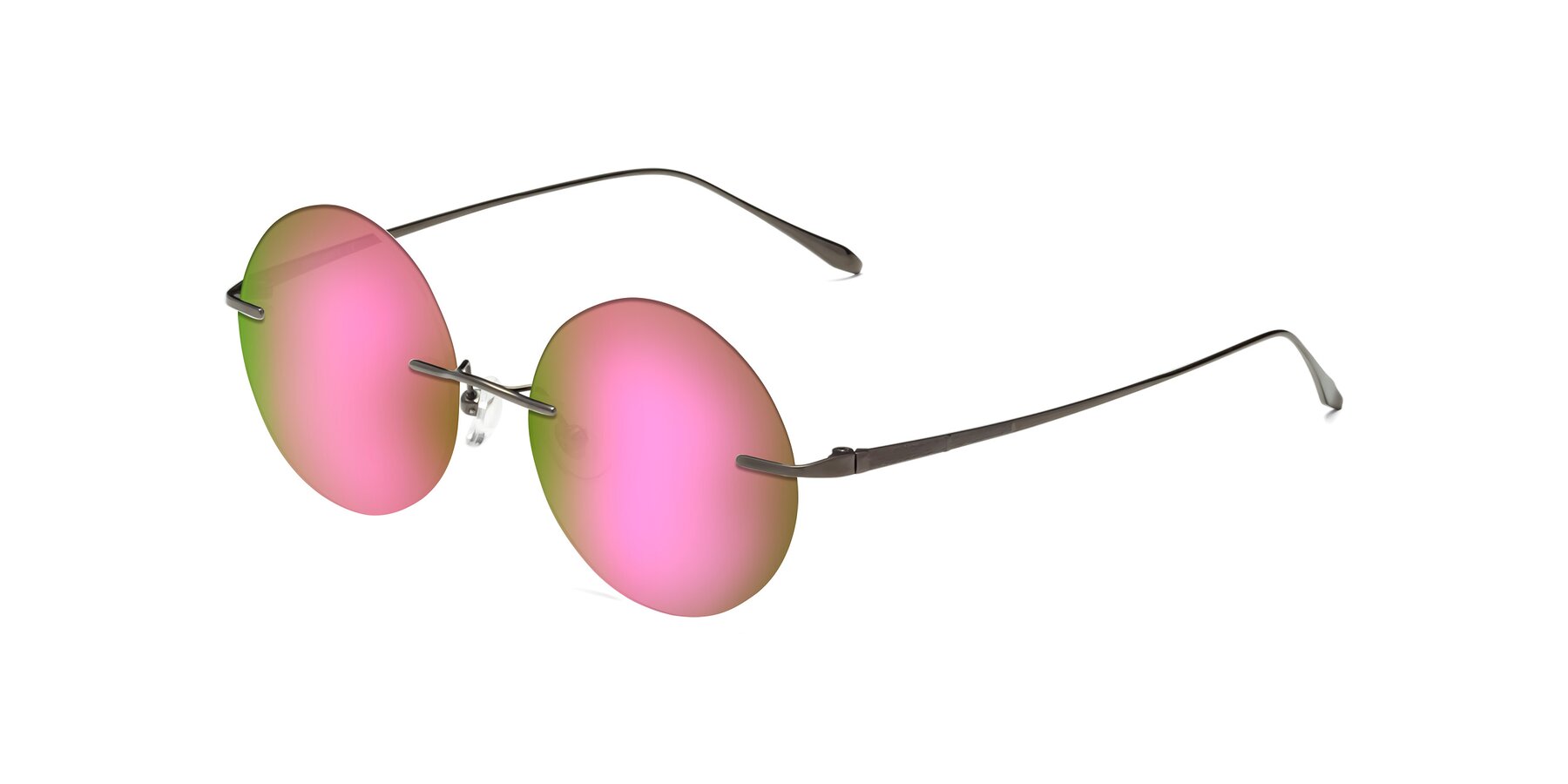 Angle of Sunrise in Gunmetal with Pink Mirrored Lenses