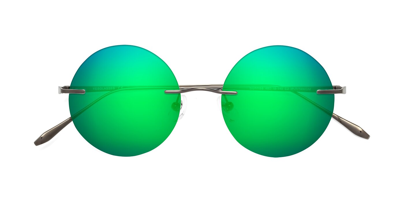 Sunrise - Gunmetal Flash Mirrored Sunglasses
