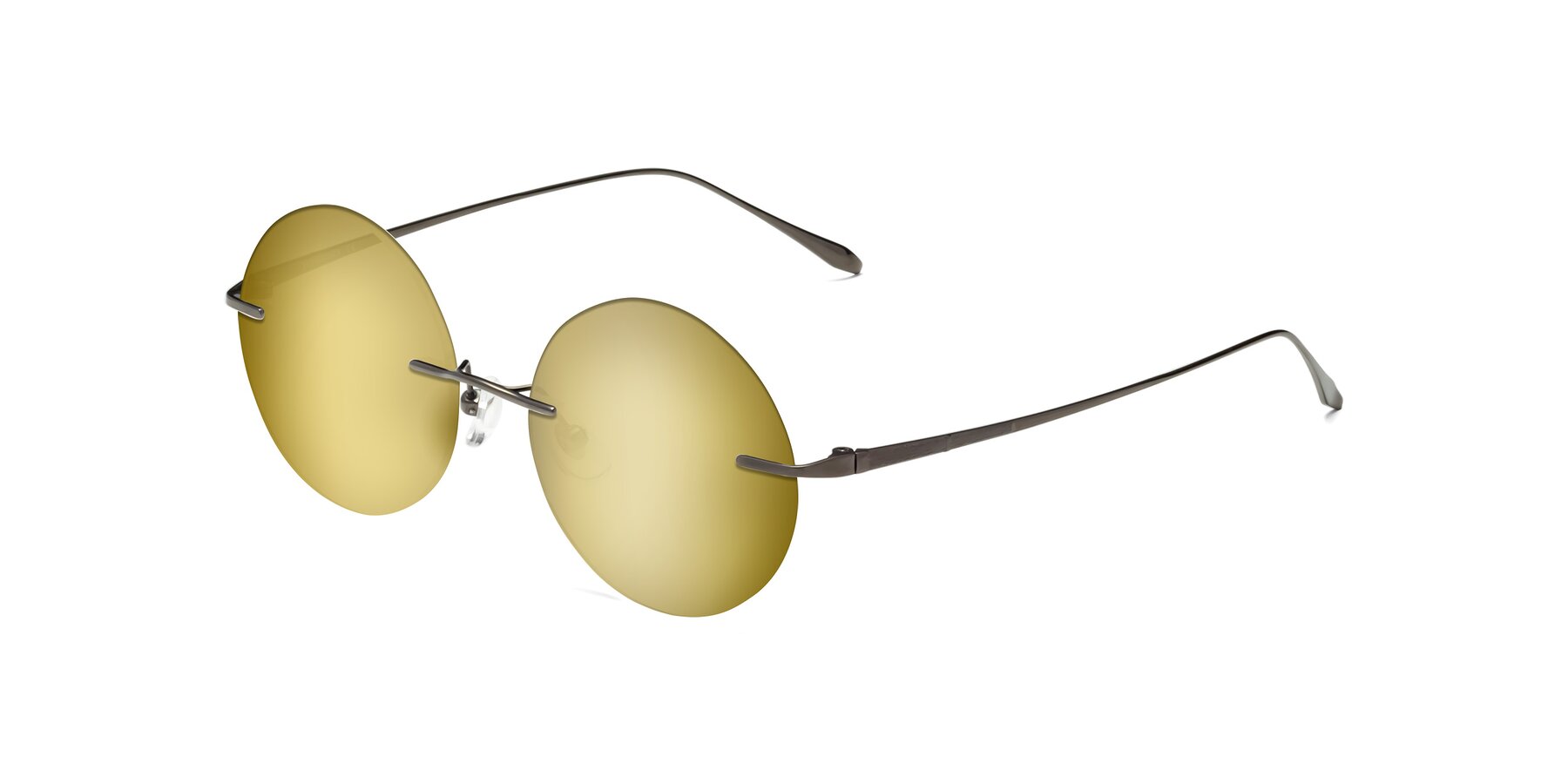 Angle of Sunrise in Gunmetal with Gold Mirrored Lenses