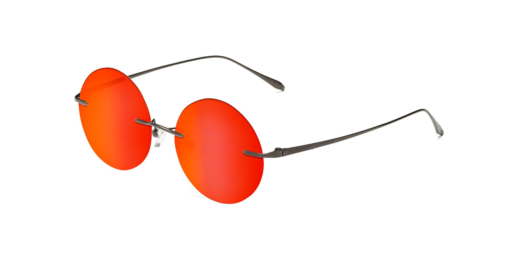 Angle of Sunrise in Gunmetal with Red Gold Mirrored Lenses
