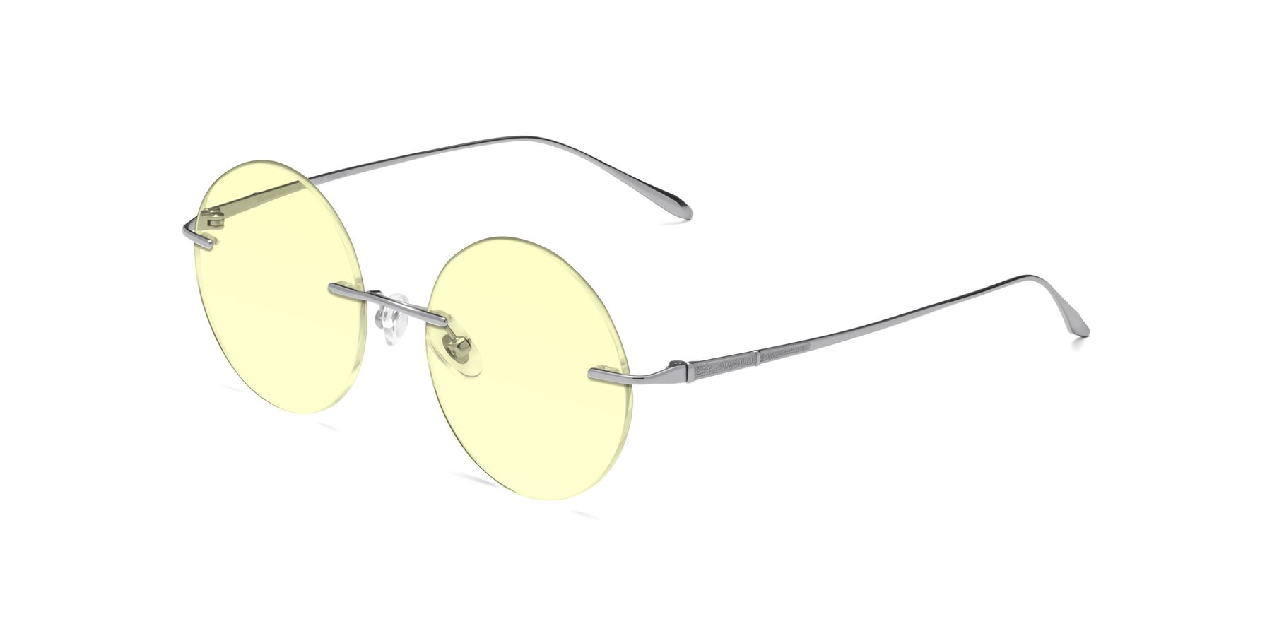 Angle of Sunrise in Silver with Light Yellow Tinted Lenses