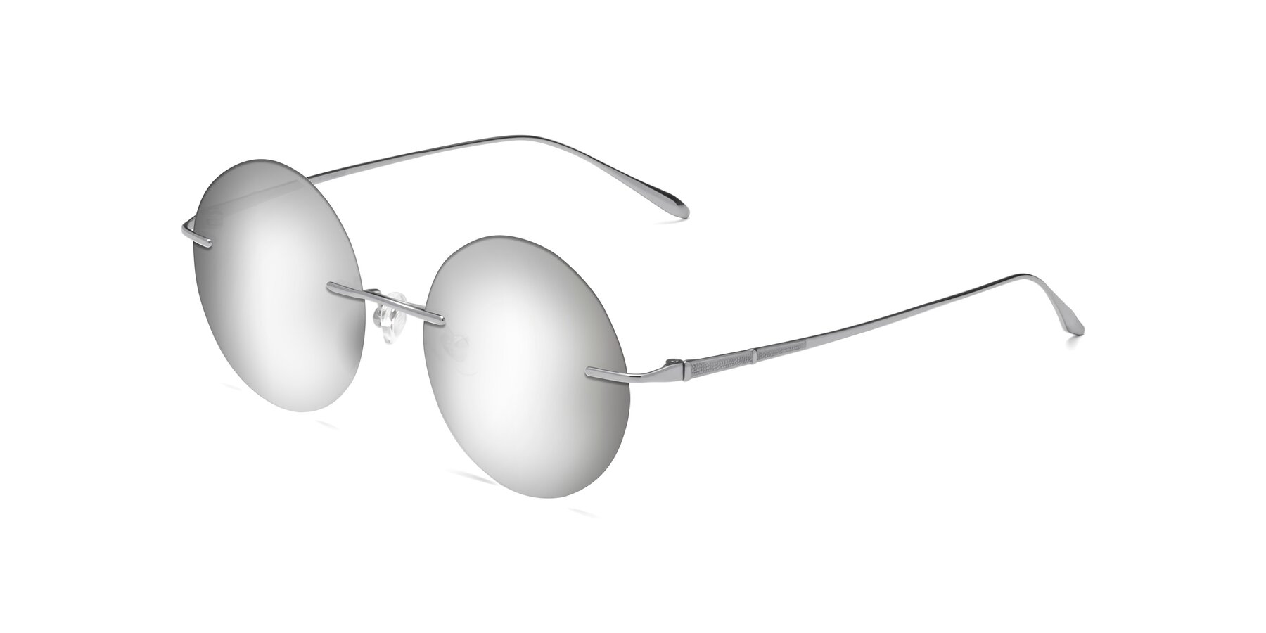 Angle of Sunrise in Silver with Silver Mirrored Lenses