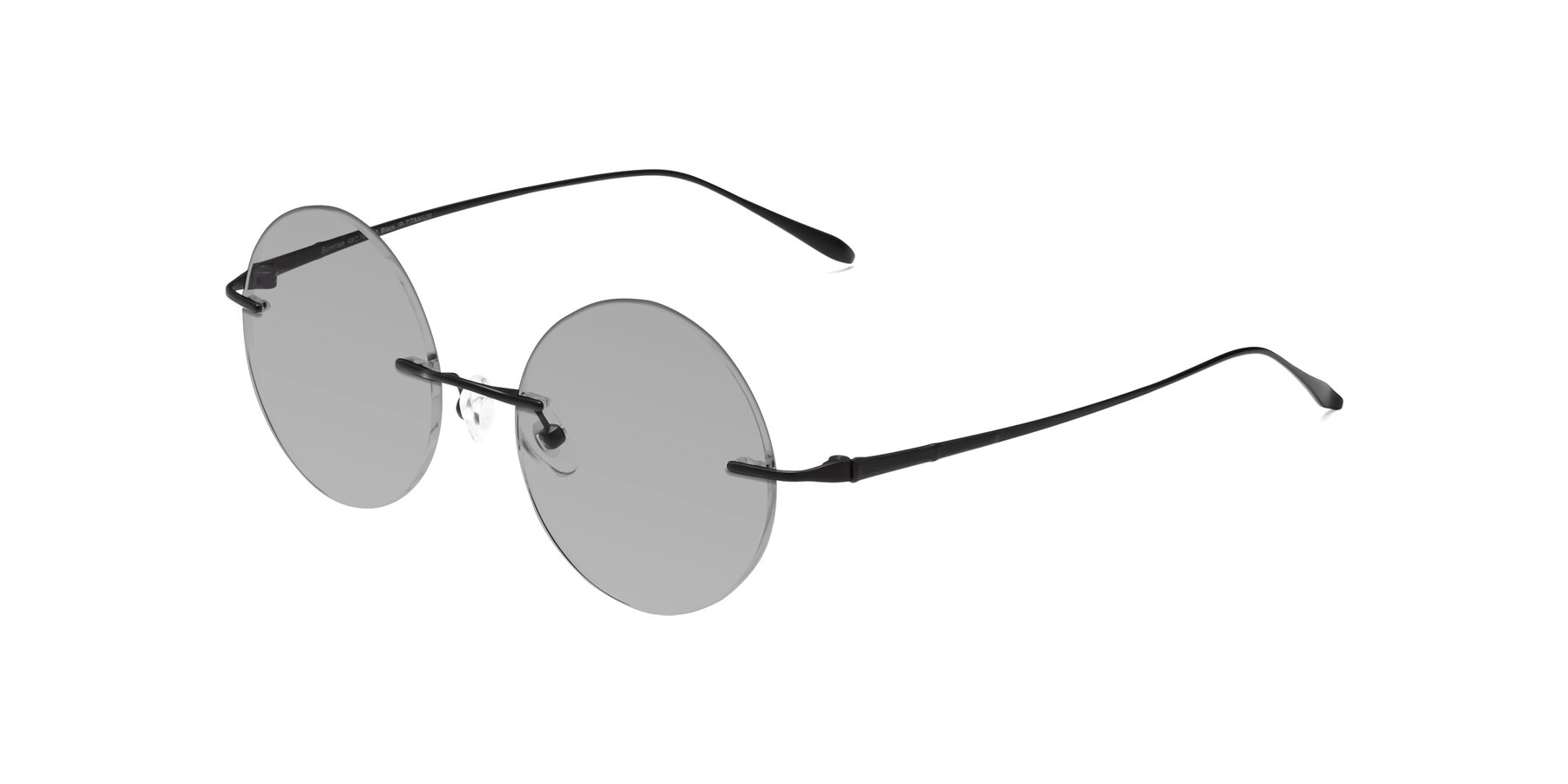 Angle of Sunrise in Black with Light Gray Tinted Lenses