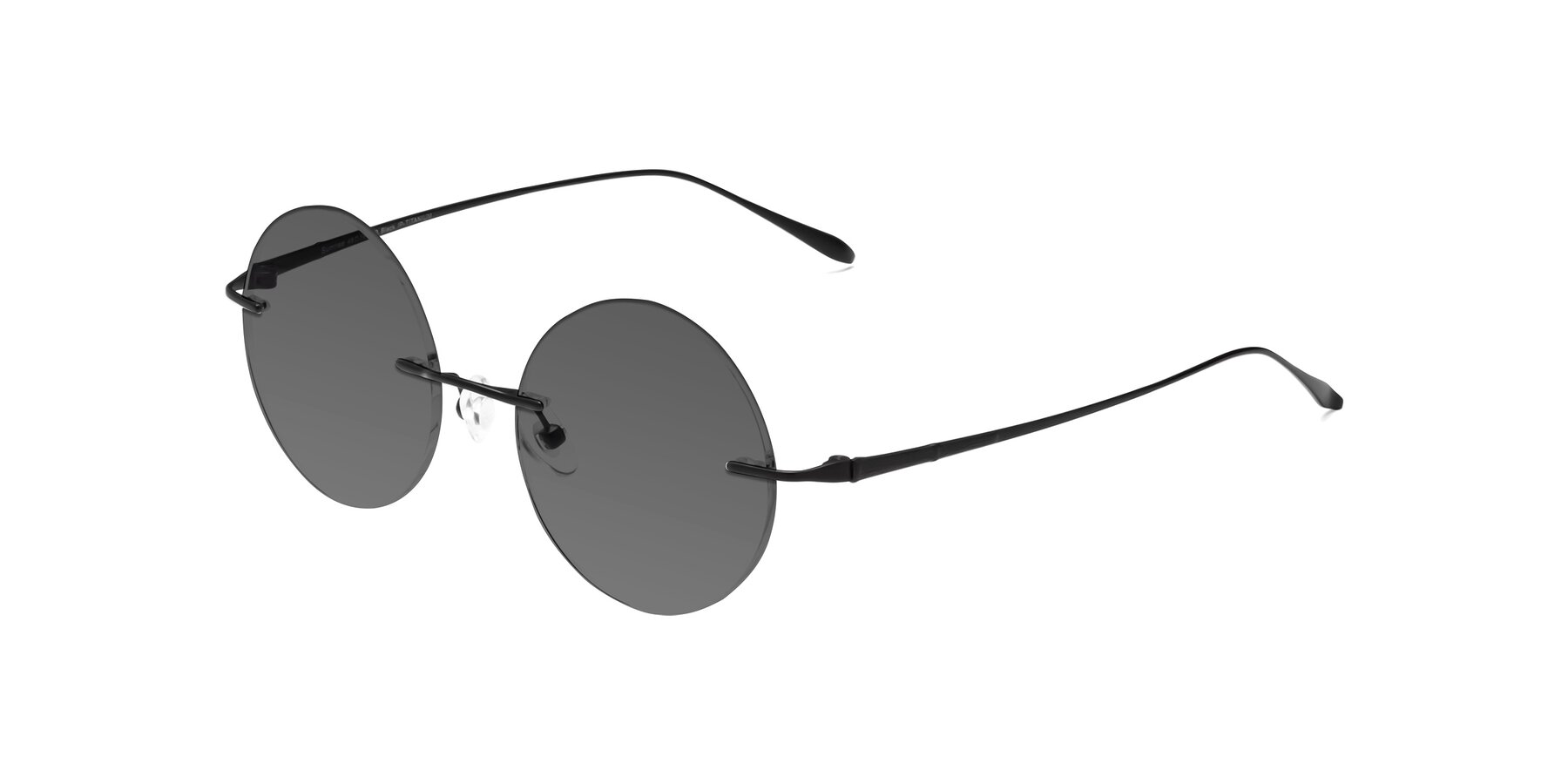 Angle of Sunrise in Black with Medium Gray Tinted Lenses