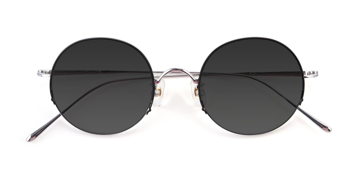 Harry - Black/Silver Tinted Sunglasses